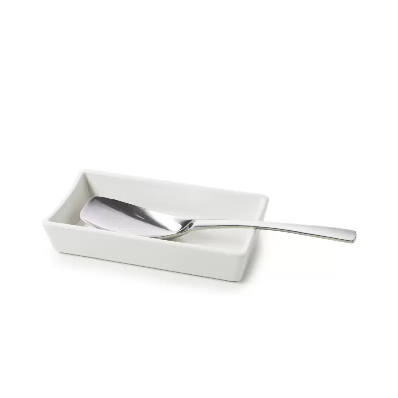 Revol Revolution 2 Collection Spoon Rest - RVLT Satin-white - Set of 3 pcs