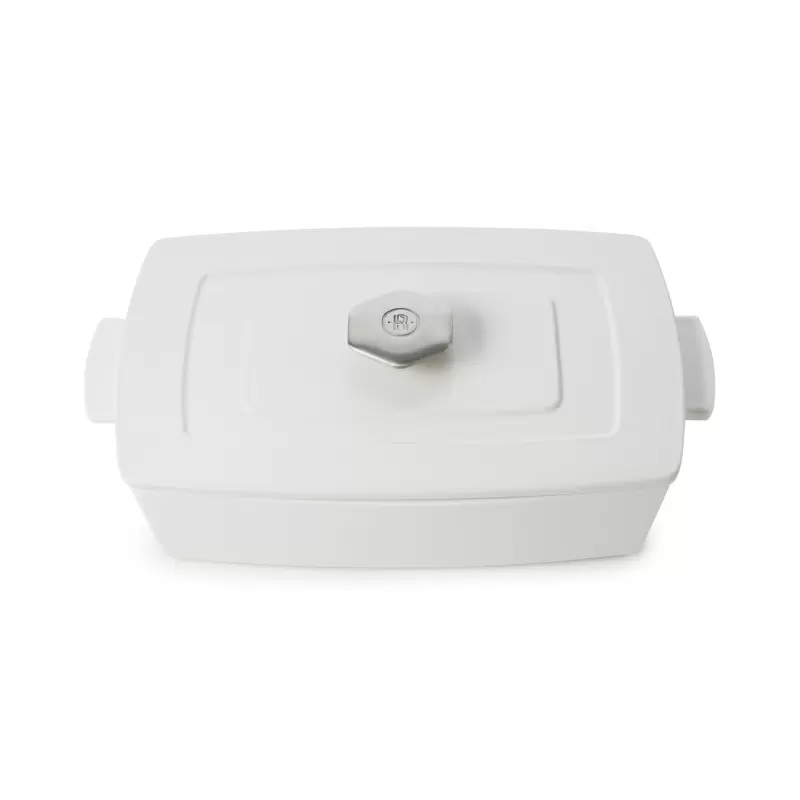 Revol Revolution 2 Collection Rect Dish With Lid 30 cm - RVLT Satin-white Induction