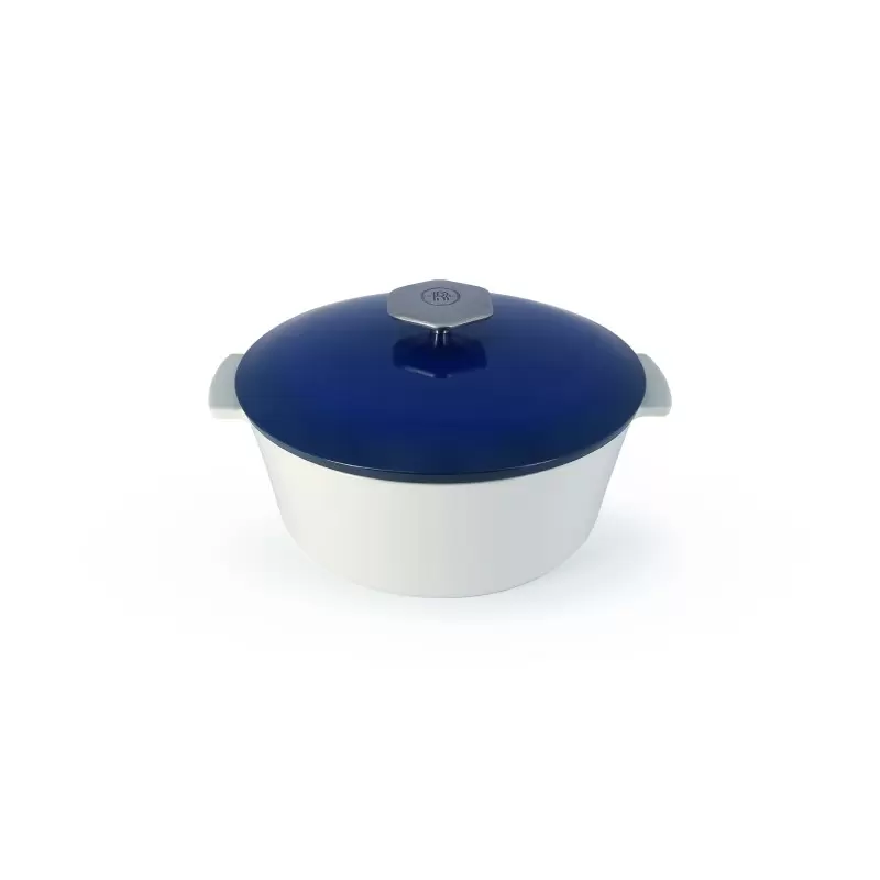 Revol Revolution 2 Collection Round Cocotte 10.25''/26 cm - Touareg Blue Induction