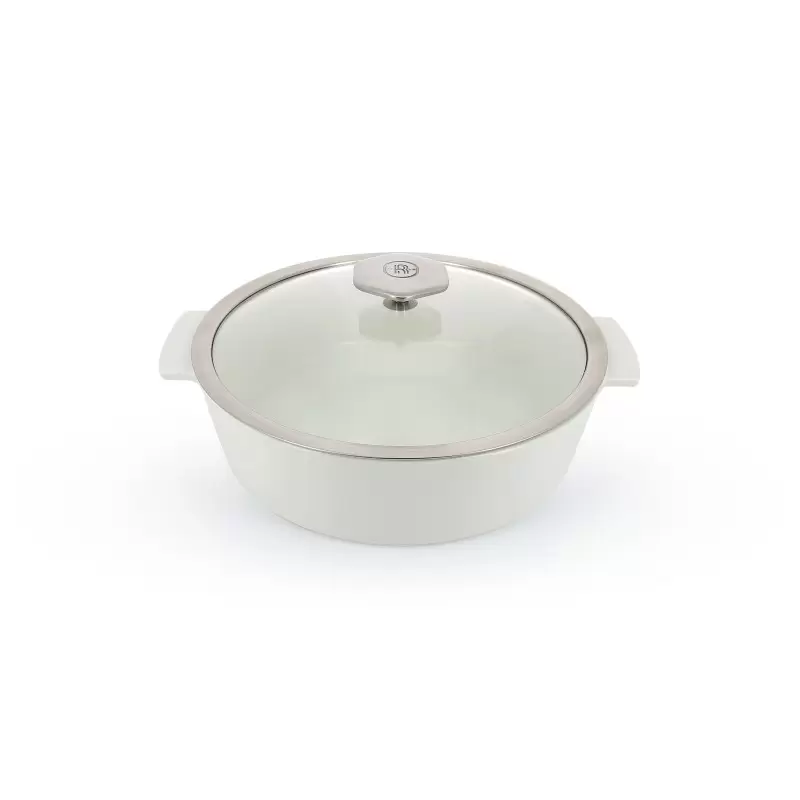 Revol Revolution 2 Collection Shallow Cocotte 11''/28 cm - Glass Induction