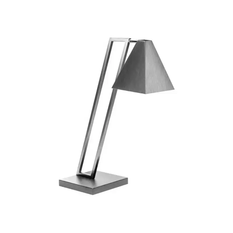 Rosseto Single Stainless Steel Pyramid Heat Lamp with Metal Base - 1 Piece - 8.75 x 19.25 x 26 In.