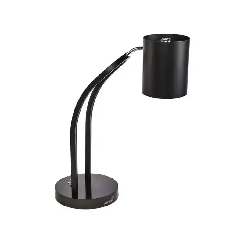 Rosseto Single Black Matte Heat Lamp - Plain Shade - Black Metal Base 1 EA - 9.75 x 19.5 x 26 In.