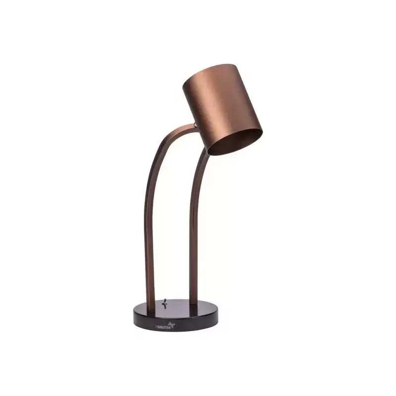 Rosseto Single Bronze Heat Lamp Black Iron Base Plain Shade - 1 Piece - 9.75 x 19.5 x 26 In.