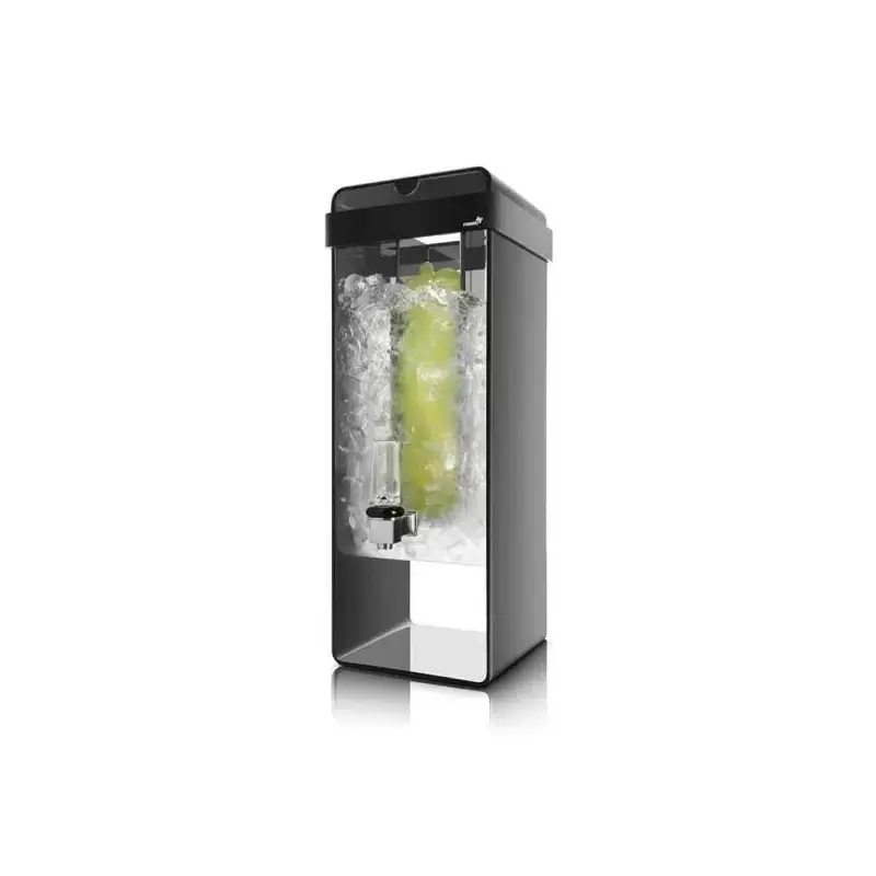 Rosseto Infusion 3 Gal. Black Beverage Dispenser - 1 Piece - 8.38 x 8.38 x 22 In.