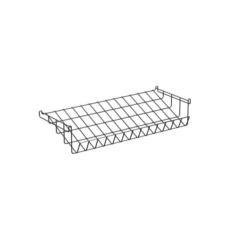 Rosseto Modulite Cart - Black Wire Shelf - 1 Piece - 33.75 x 14.5 x 6.75 In.