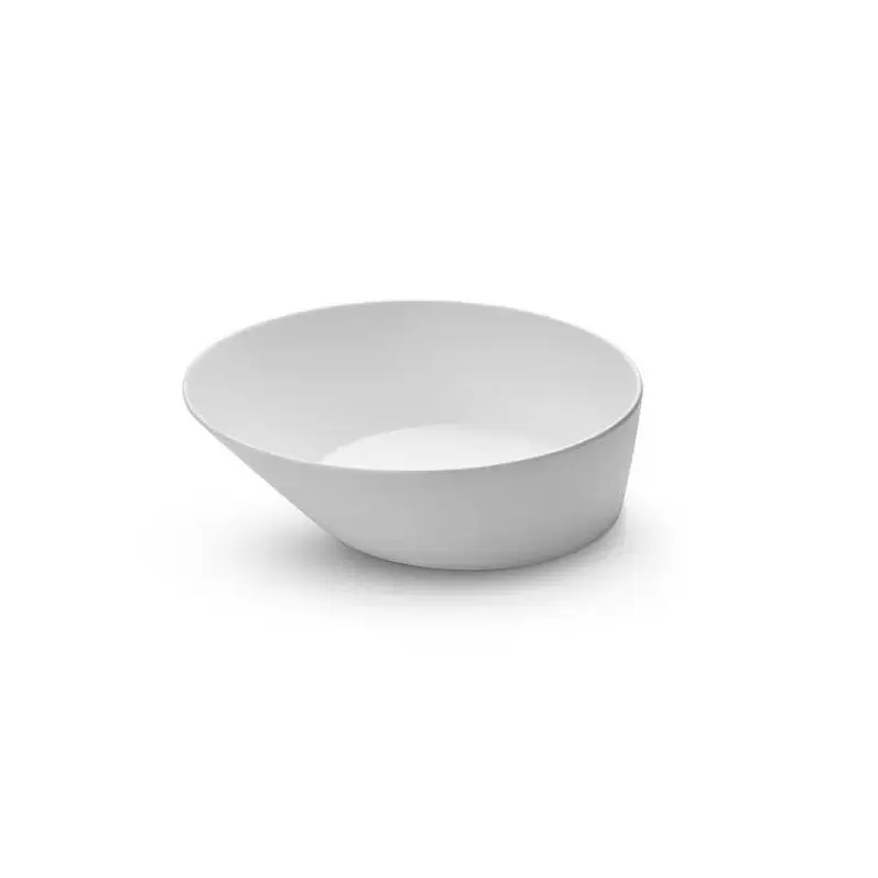 Rosseto Large Round White Melamine Bowl (Set of 3 pcs.) - 1 SET - 11.25 x 11.25 x 3.38 In.