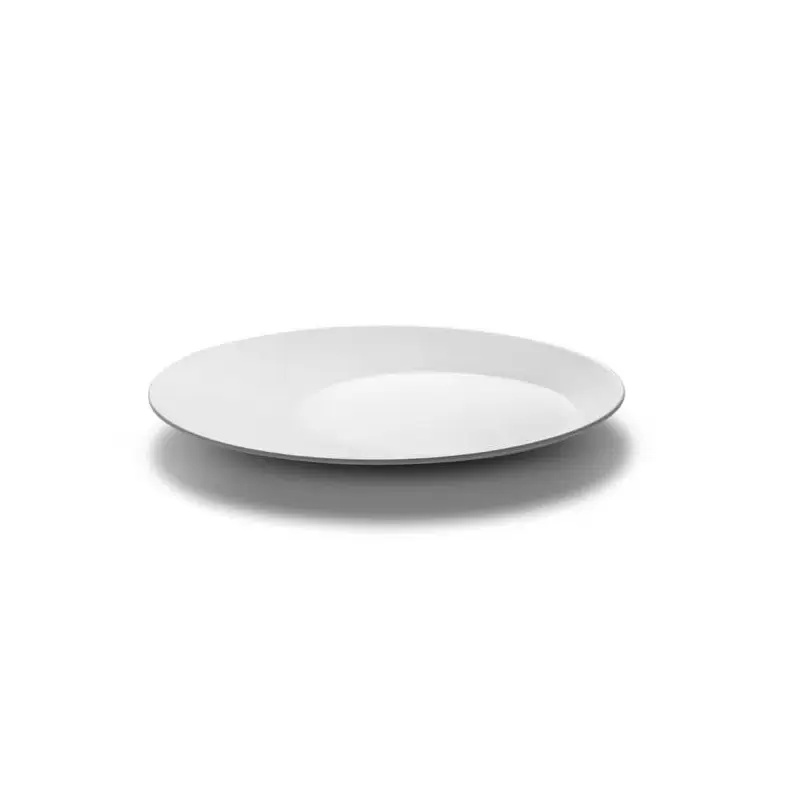 Rosseto Large Round White Melamine Platter (Set of 3 pcs.) - 1 SET - 13.25 x 13.25 x 1.5 In.