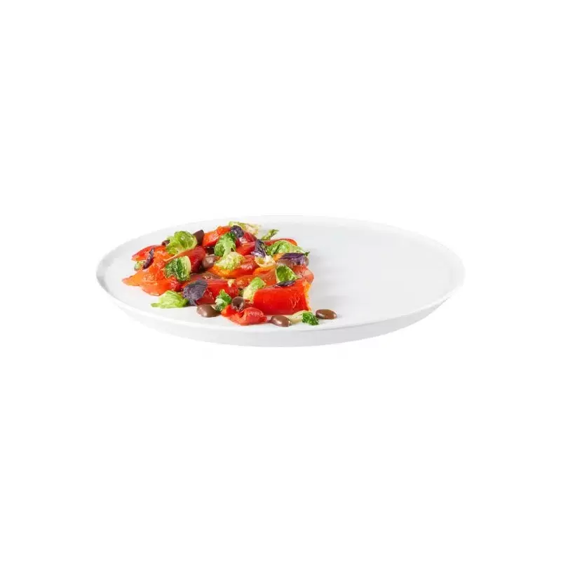 Rosseto Forme' Melamine Round White Tray (Set of 3 pcs.) - 1 SET - 13.25 x 13.25 x 1 In.