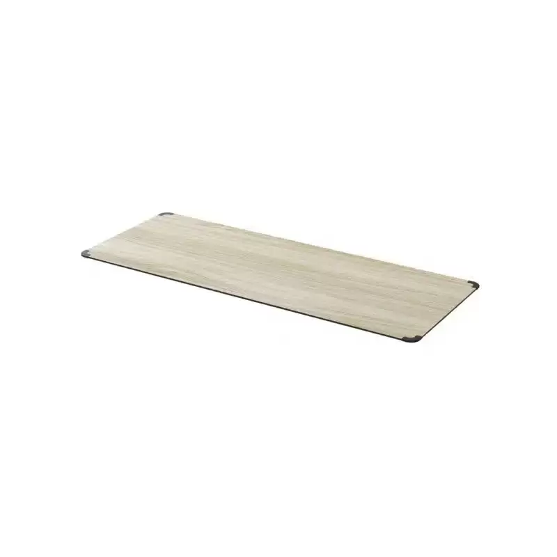 Rosseto Modulite Natural Wood Rectangular HPL Table Top - 71 x 27.5 x 0.3 In.