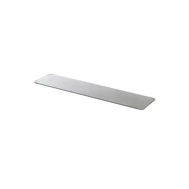 Rosseto ModuliteConcrete Gray Rectangular HPL Table Shelf - 59 x 13.85 x 0.3 In.