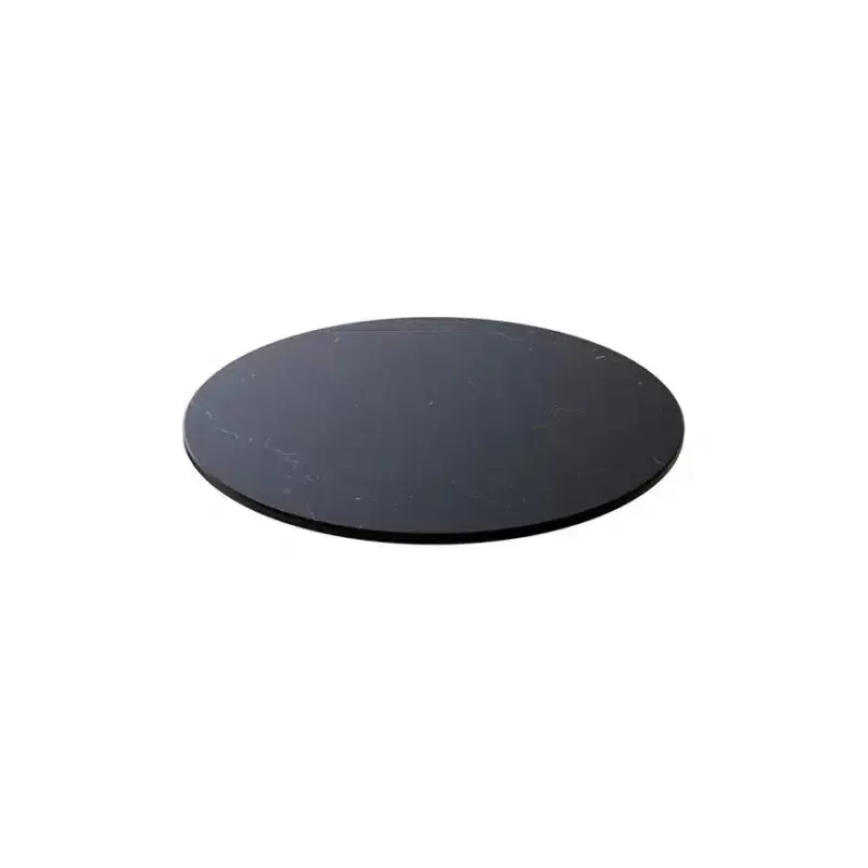 Rosseto Modulite Black Marble 14 in. Round HPL Table Top - 14 x 14 x 0.3 In.