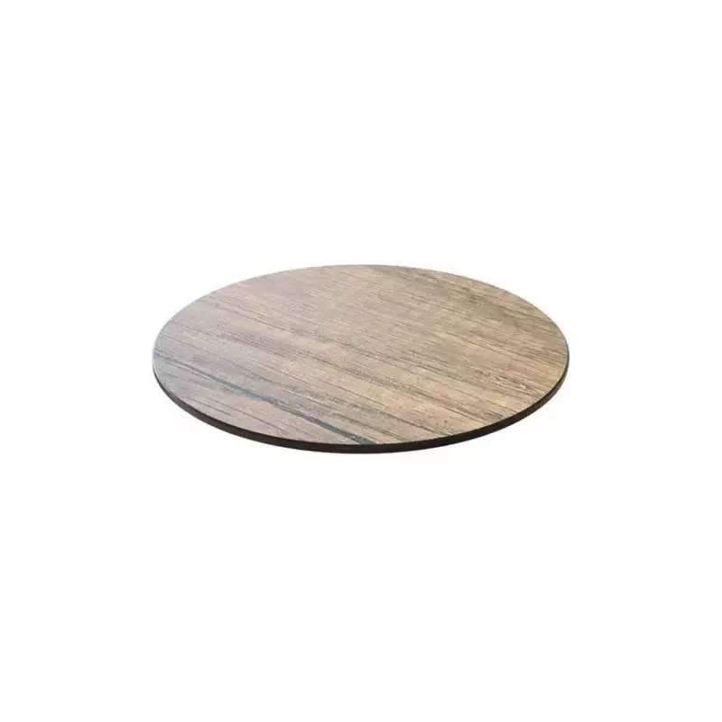 Rosseto Modulite Walnut 14 in. Round HPL Table Top - 14 x 14 x 0.3 In.