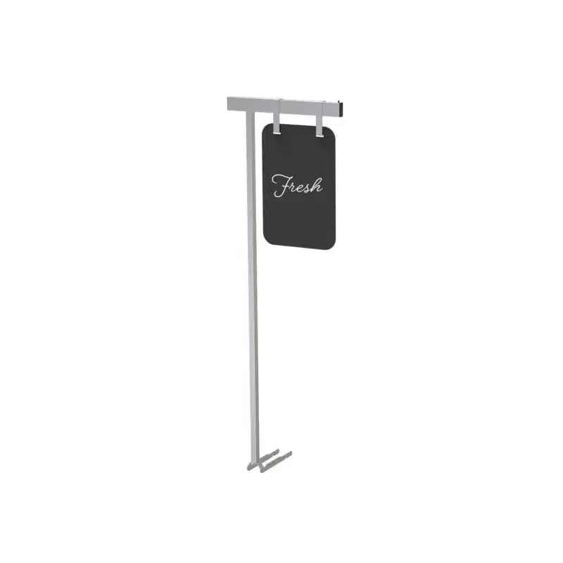 Rosseto Modulite Chalkboard Sign with 4.5’ Stainless Steel Display Arm - 18 x 4 x 56 In.