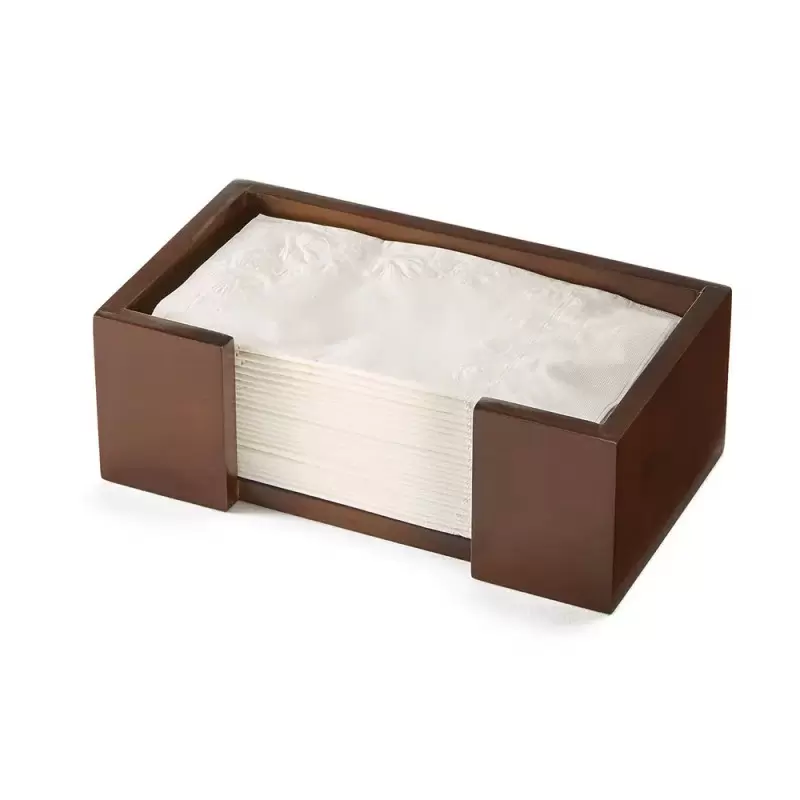 Rosseto NaturaNite Dark Bamboo Napkin Holder - 1 Piece - 9.1 x 5.13 x 3.25 In.