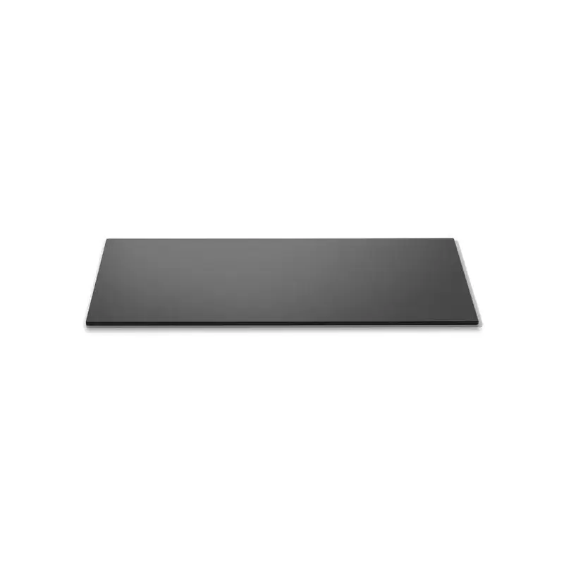 Rosseto Narrow Rectangle Black Tempered Glass Surface - 1 Piece - 33.5 x 7.75 x 0.38 In.