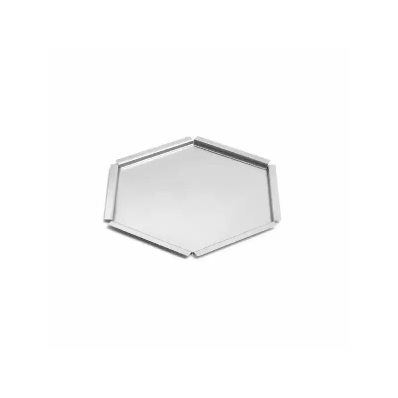 Rosseto Honeycomb Small Textured Stainless Steel Tray - 1 Piece - 13.25 x 12 x 0.38 In.