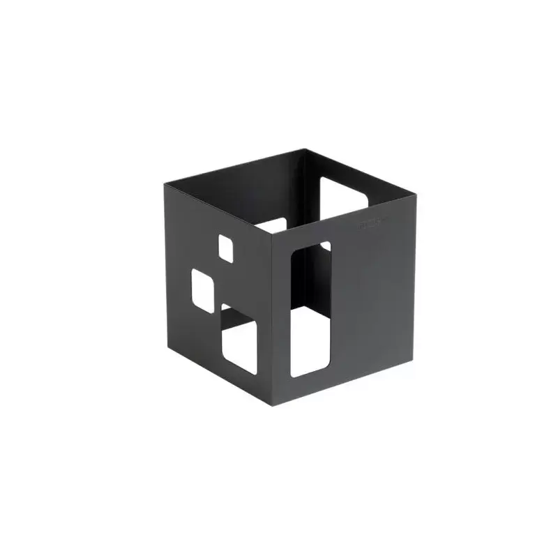 Rosseto Short Square 7" Black Matte Warmer - 1 Piece - 7.25 x 7.25 x 7 In.