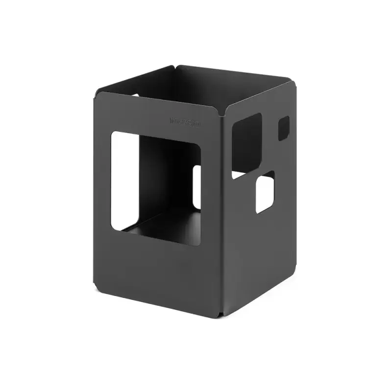 Rosseto Tall Square 10" Black Matte Warmer - 1 Piece - 7 x 7 x 1 In.