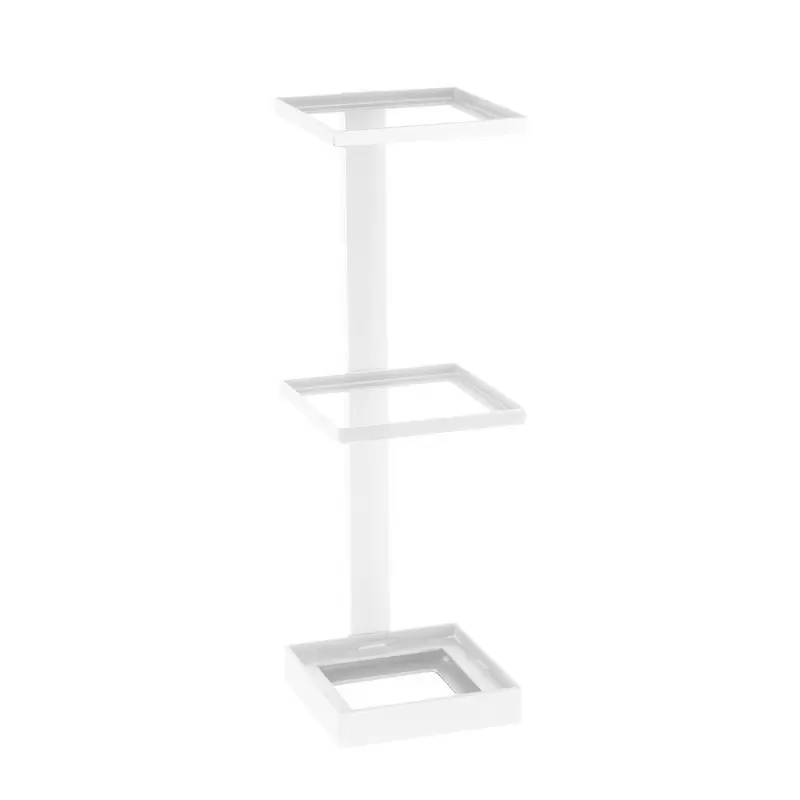 Cal-Mil 3-Tier White Metal Merchandising Stand 6 1/2" x 7" x 20 1/2"