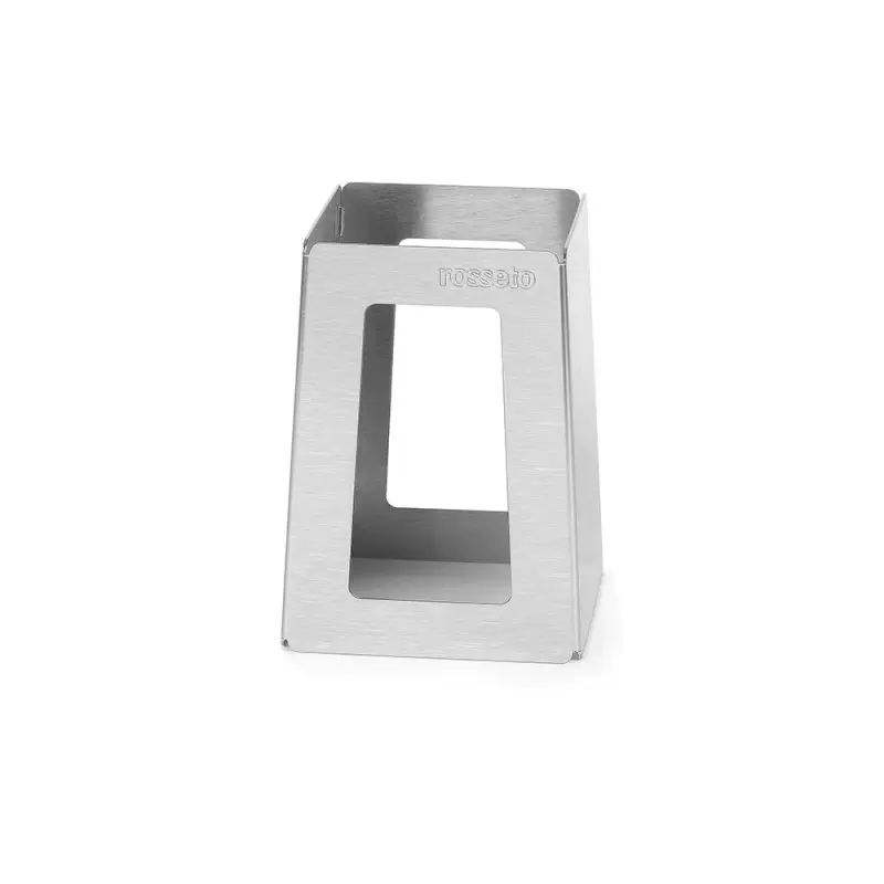 Rosseto Short Pyramid Stainless Steel Riser - 1 Piece - 5 x 5 x 7 In.