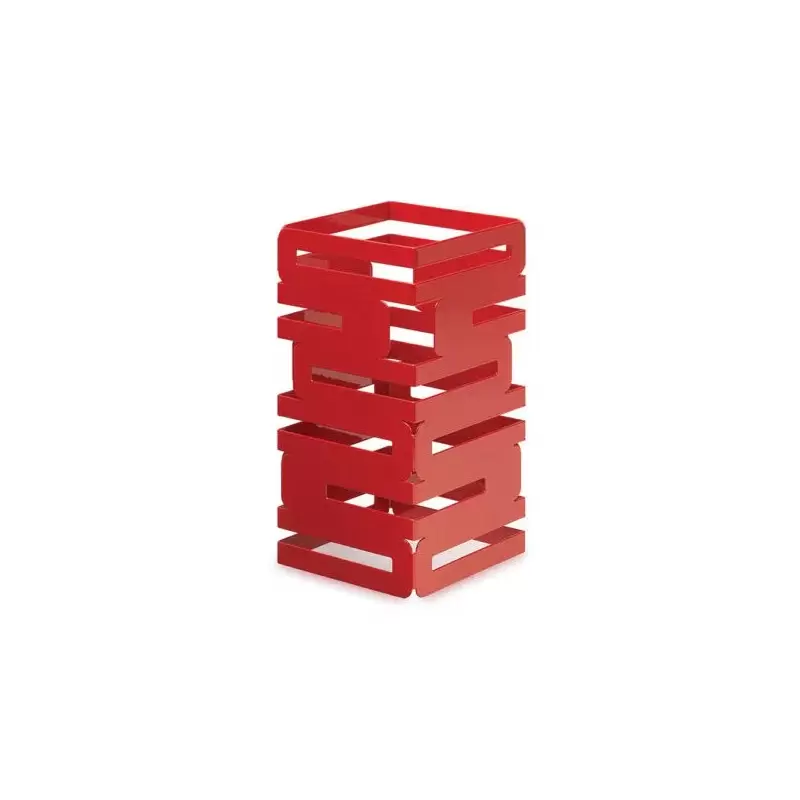 Rosseto Skycap 12" Red Gloss Multi-Level Riser - 1 Piece - 6 x 6 x 12 In.