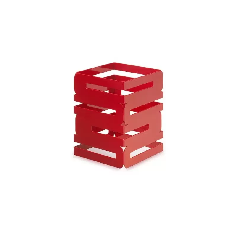 Rosseto Skycap 8" Red Gloss Multi-Level Riser - 1 Piece - 6 x 6 x 8 In.