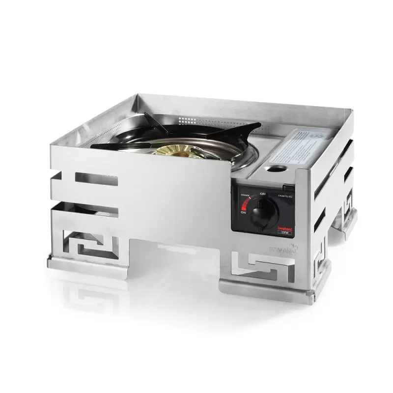 Rosseto Mini-Chef Stainless Steel Warmer Frame - 1 Piece - 15 x 13 x 6.85 In.