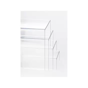 Cal-Mil Acrylic Clear Riser Display Set