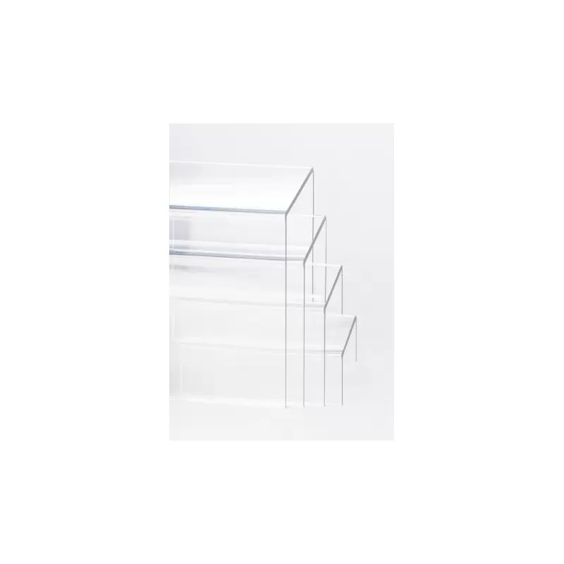 Cal-Mil Acrylic Clear Riser Display Set