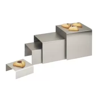 Cal-Mil Stainless Steel Riser Display Set