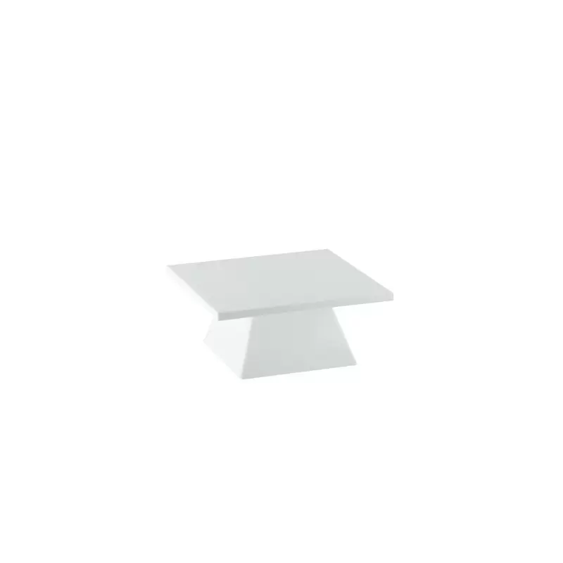 Cal-Mil 9 1/2" Square White Cake Pedestal Stand Riser Display