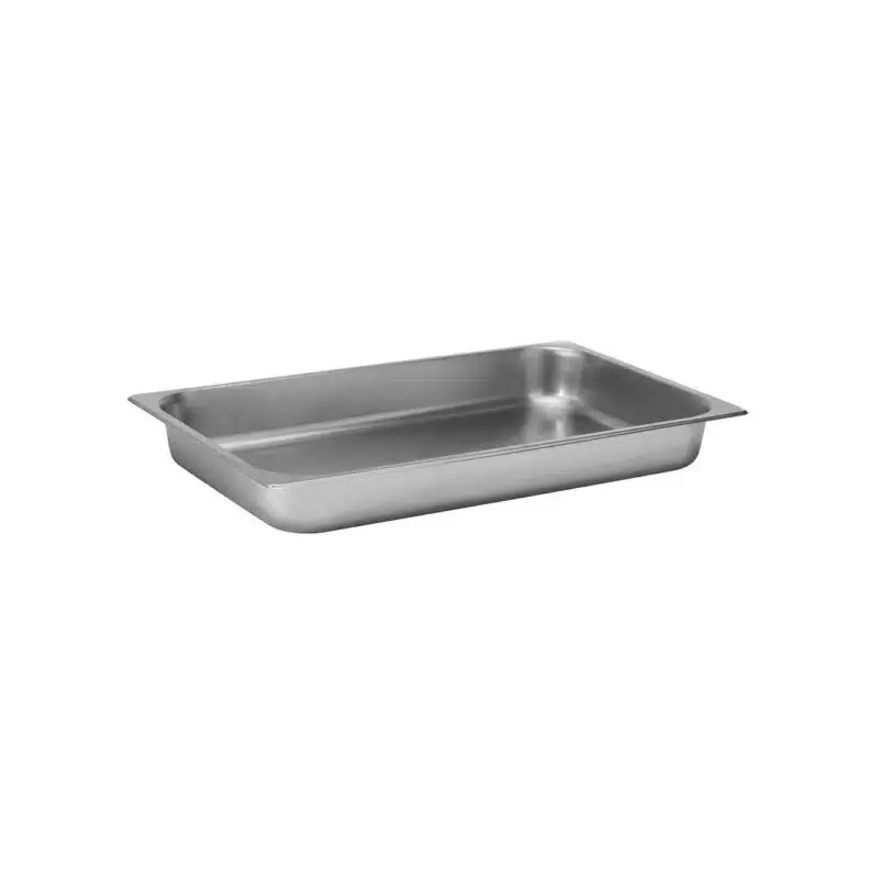 Rosseto Multi-Chef Rectangular Full Size Steam Pan - 9.51 QT - 1 Piece - 20.9 x 12.8 x 2.6 In.