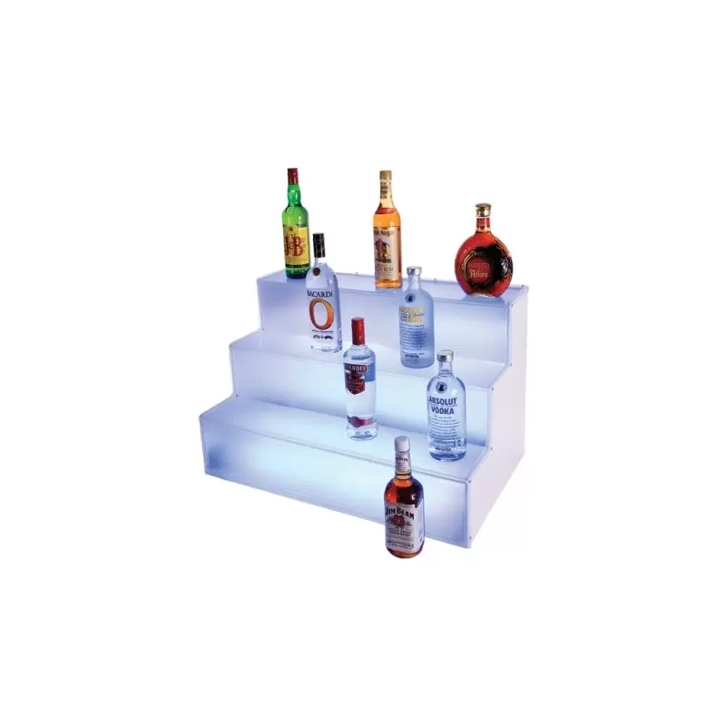 Cal-Mil Frost Lit Step Bottle Display