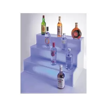 Cal-Mil Frost Lit Step Bottle Display