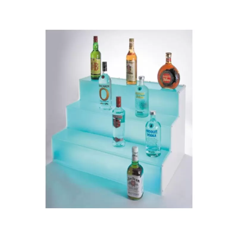 Cal-Mil Frost Lit Step Bottle Display