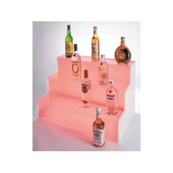 Cal-Mil Frost Lit Step Bottle Display