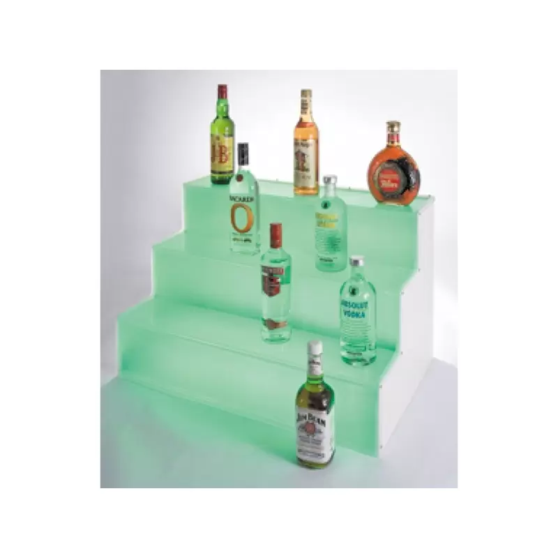 Cal-Mil Frost Lit Step Bottle Display