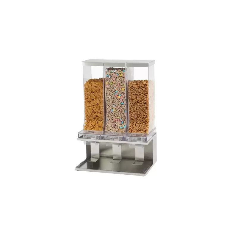 Cal-Mil Push Tab Cereal Dispenser - Stainless