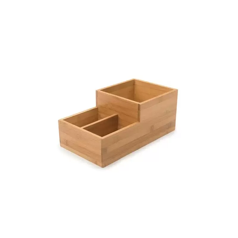 Rosseto Small Bamboo Condiment Tray - 1 Piece - 8 x 14.5 x 6.25 In.