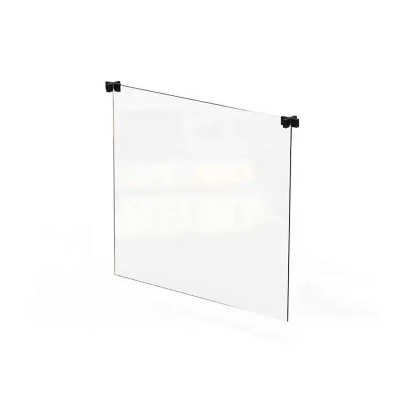 Rosseto Avant Guarde 18" Free-Standing Tabletop Divider - includes Cross Connectors - Set of 4 - 17.84 x 0.16 x 20 In.