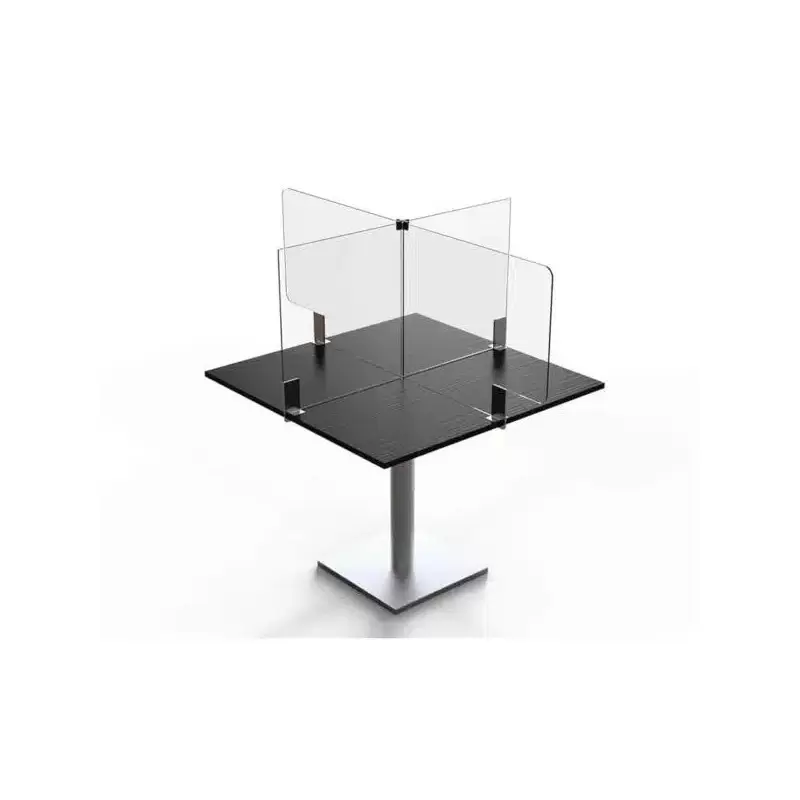 Rosseto Avant Guarde Acrylic Table Divider Kit for 36"x36" Round or Square Table - 1 Piece - 36 x 48.80 x 20 In.