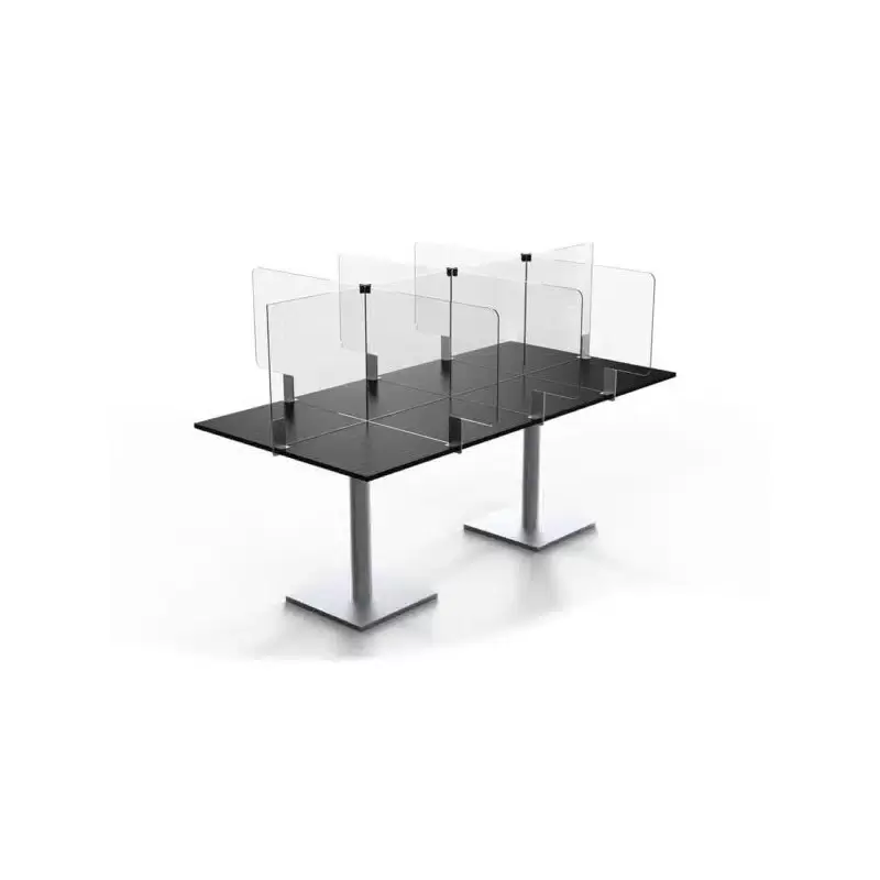 Rosseto Avant Guarde Acrylic Table Divider Kit for 24"x72" Table - 1 Piece - 36.8 x 72 x 20 In.