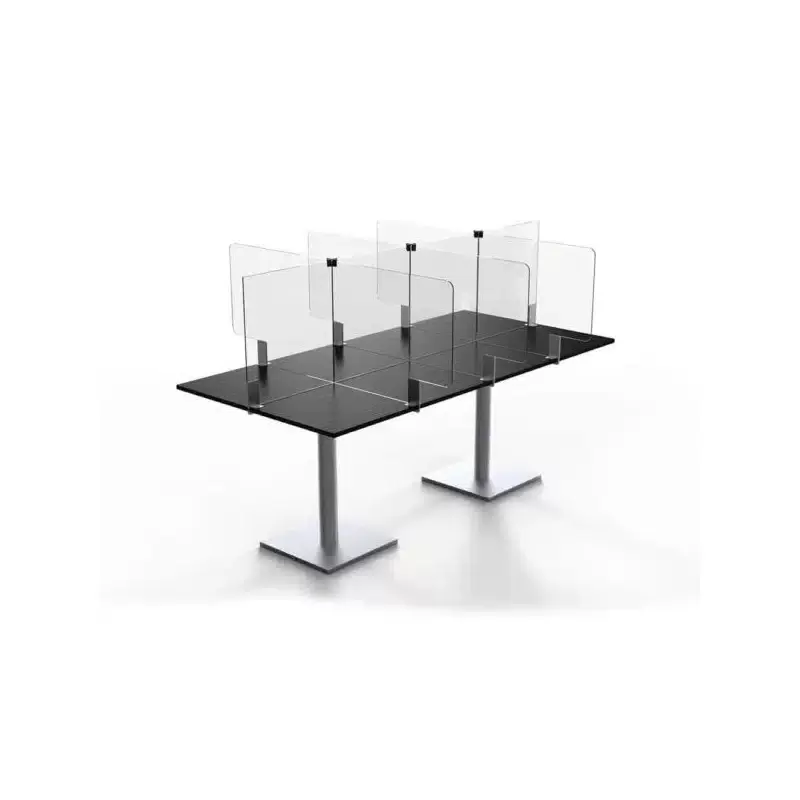 Rosseto Avant Guarde Acrylic Table Divider Kit for 36"x72" Table - 1 Piece - 48.8 x 72 x 20 In.