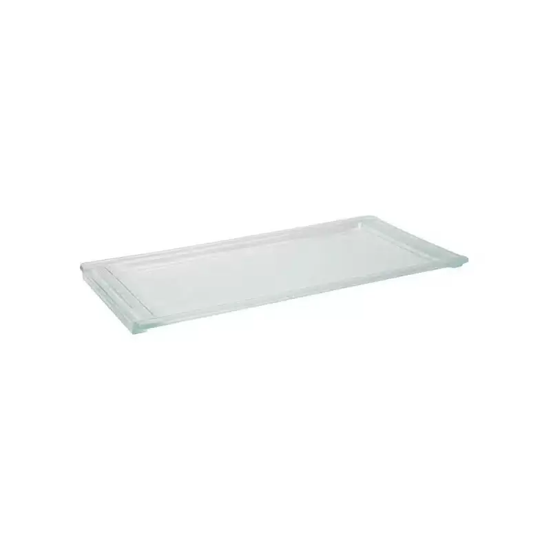 Rosseto Aroma Crystal Clear Medium Rectangle Platter with Rim - 1 Piece - 17.75 x 9 x .5 In.