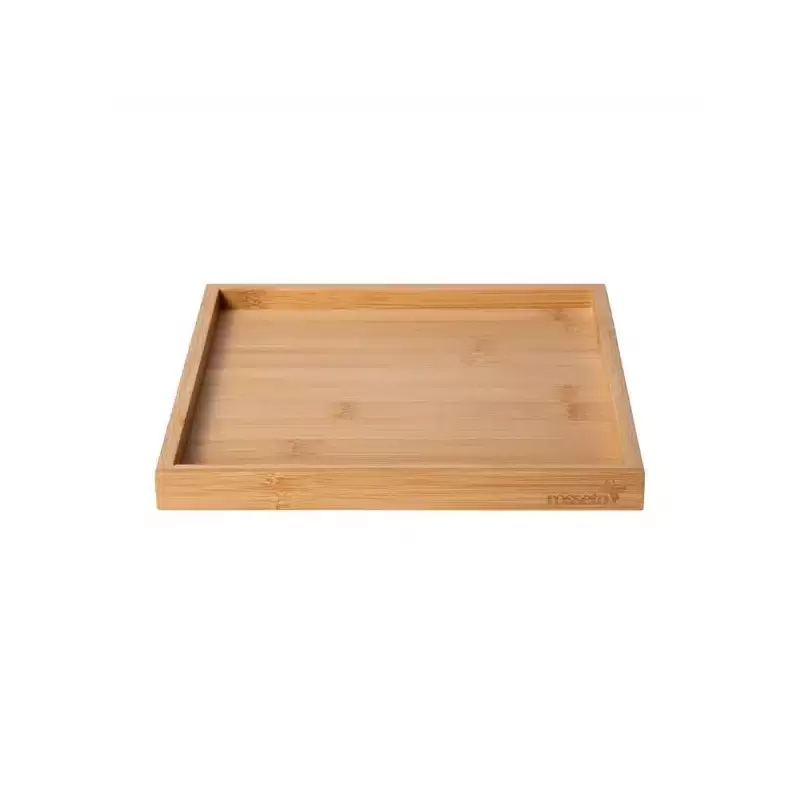 Rosseto Sky Rize Small Square Bamboo Shelf - 1 Piece - 8.5 x 8.5 x 1 In.