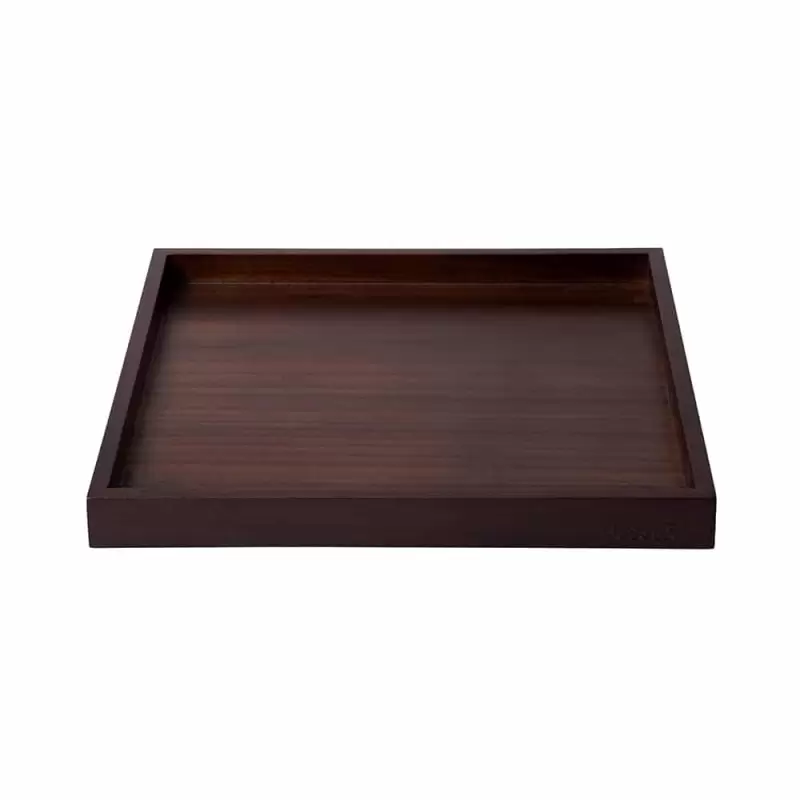 Rosseto Sky Rize Small Square Walnut Shelf - 1 Piece - 8.5 x 8.5 x 1 In.