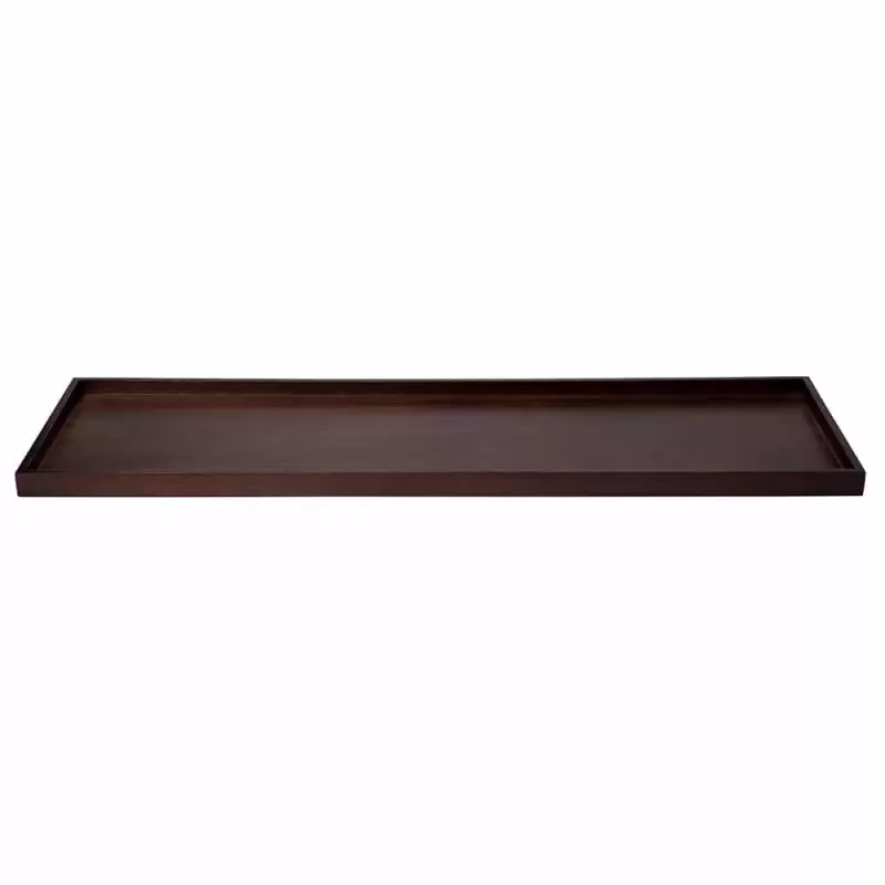 Rosseto Sky Rize Large Rectangle Walnut Shelf - 1EA - 25.75 x 8.5 x 1 In.