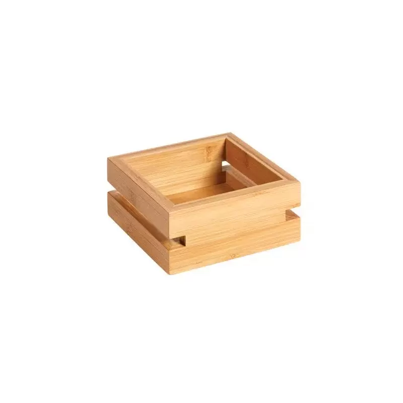 Rosseto Natura Small Bamboo Tray - 1 Piece - 6.5 x 6.5 x 3.5 In.