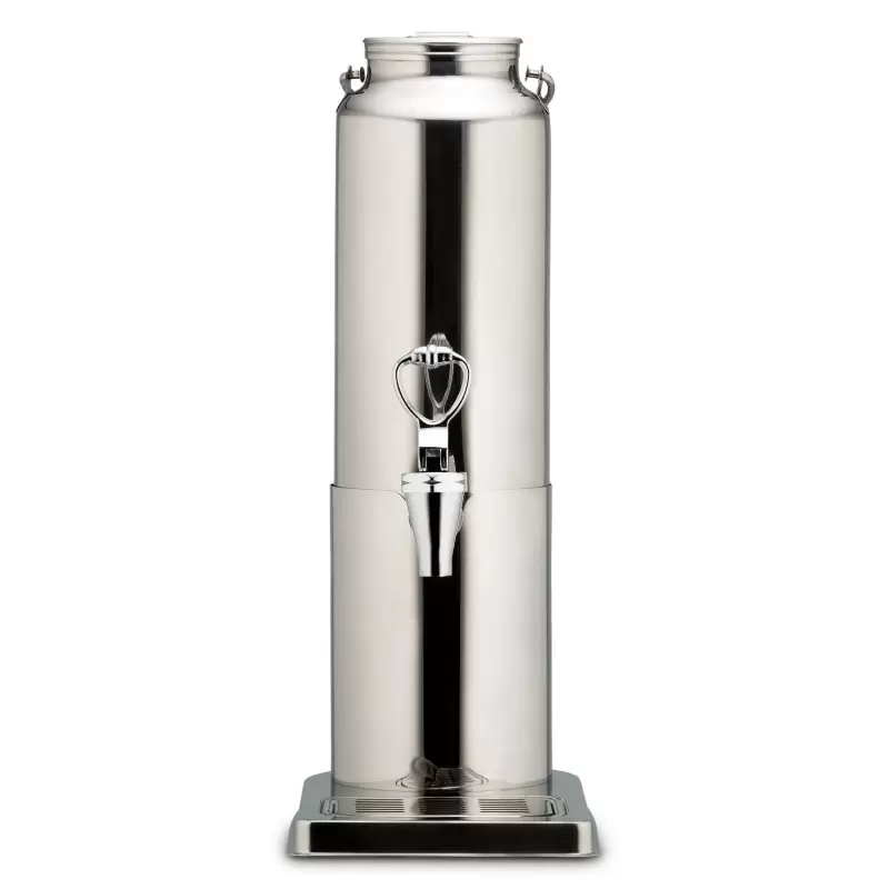 Bon Chef Milk Dispenser 1 Gallon - 7" x 11-1/2" x 18-1/2"H - Stainless Steel