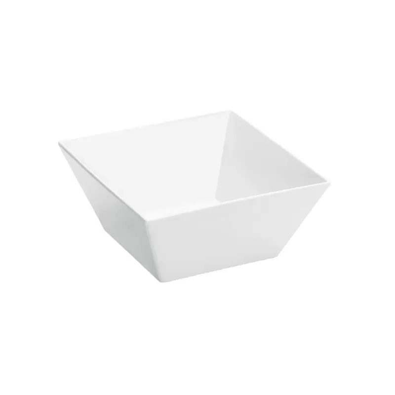 Cal-Mil White 10" Square Melamine Bowl